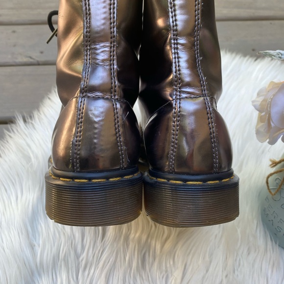 Dr. Martens 1460 Pascal Pewter Boots - Picture 5 of 9